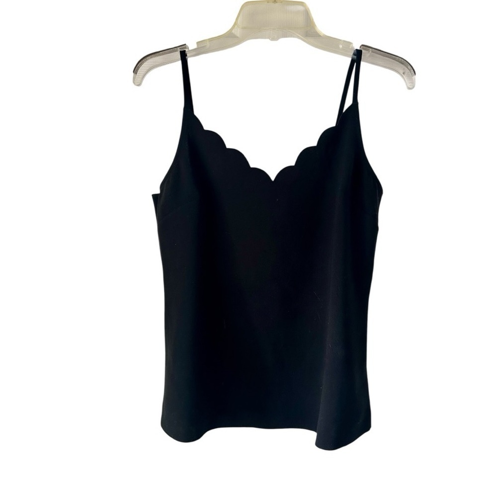 TED BAKER Elegant Black Scalloped Women's Top Size 1